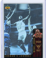 Michael Jordan 1996 Upper Deck Jordan's Journal holo