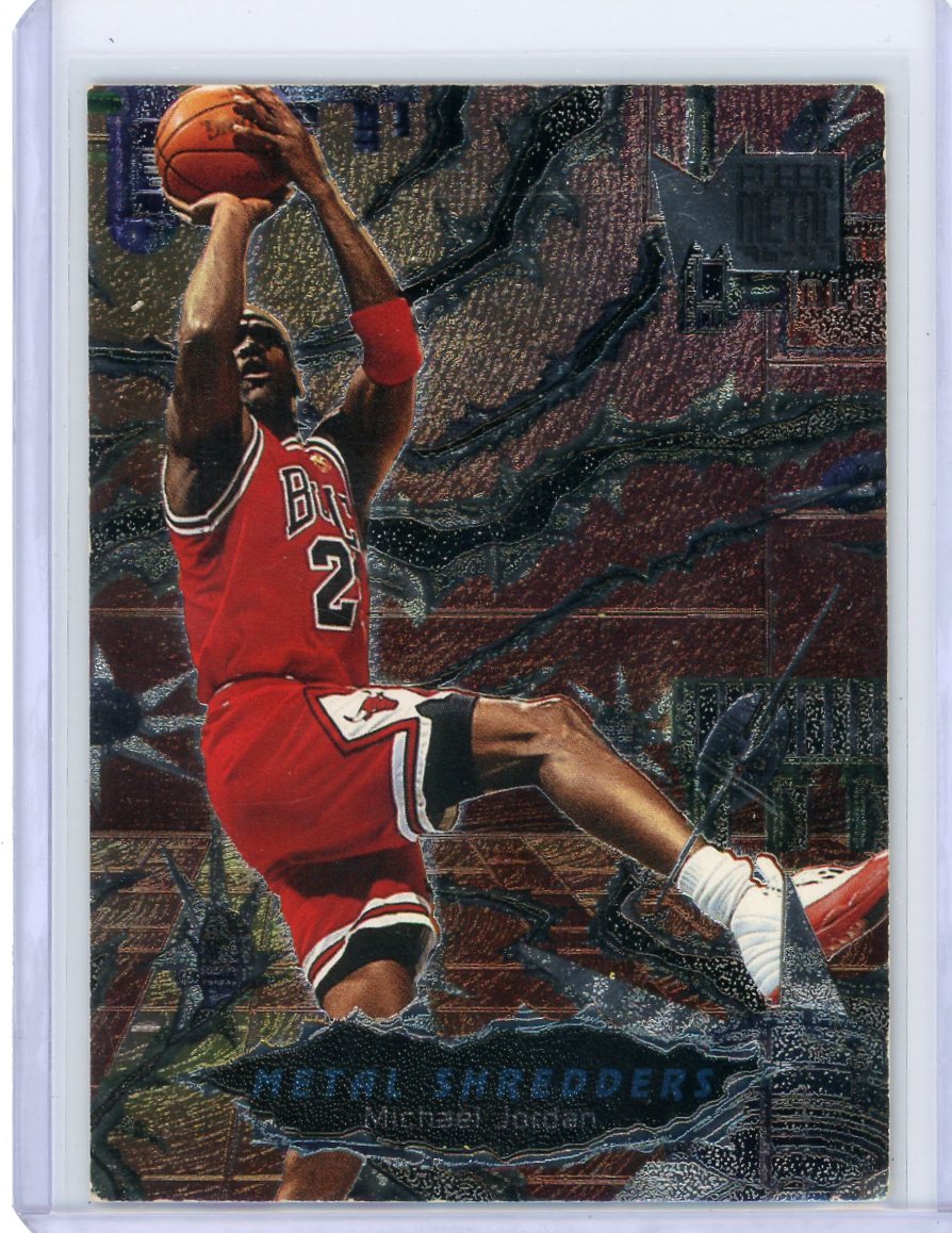 Michael Jordan 1997 Fleer Metal Universe Metal Shredders