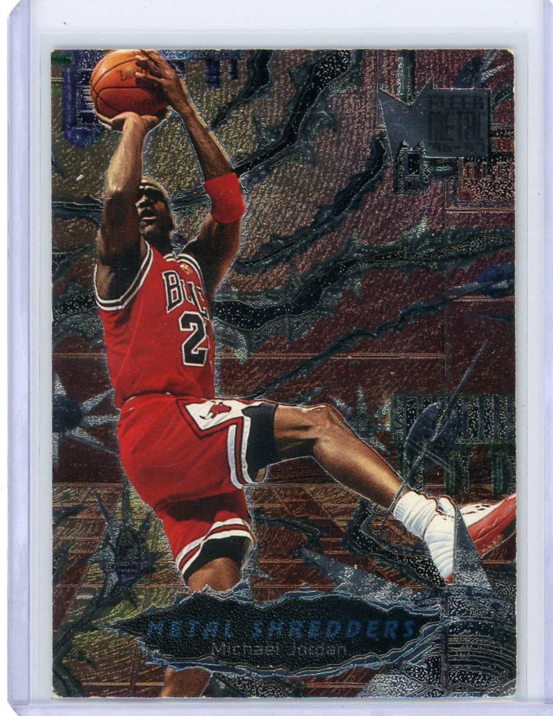 Michael Jordan 1997 Fleer Metal Universe Metal Shredders