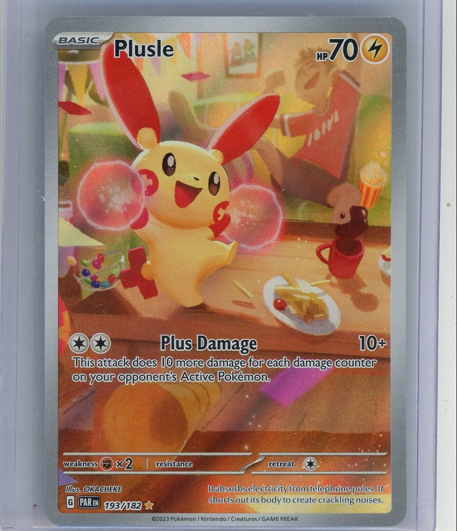 Plusle Pokémon Paradox Rift Illustration Rare #193/182