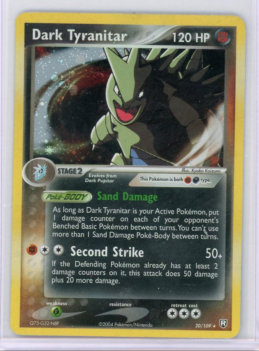 Dark Tyranitar Pokémon EX Team Rocket Returns Holo #20/109 (LP)