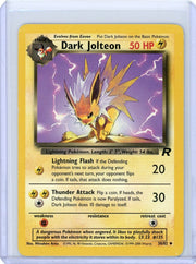 Dark Jolteon Pokemon Rocket Non-Holo Rare #38/82
