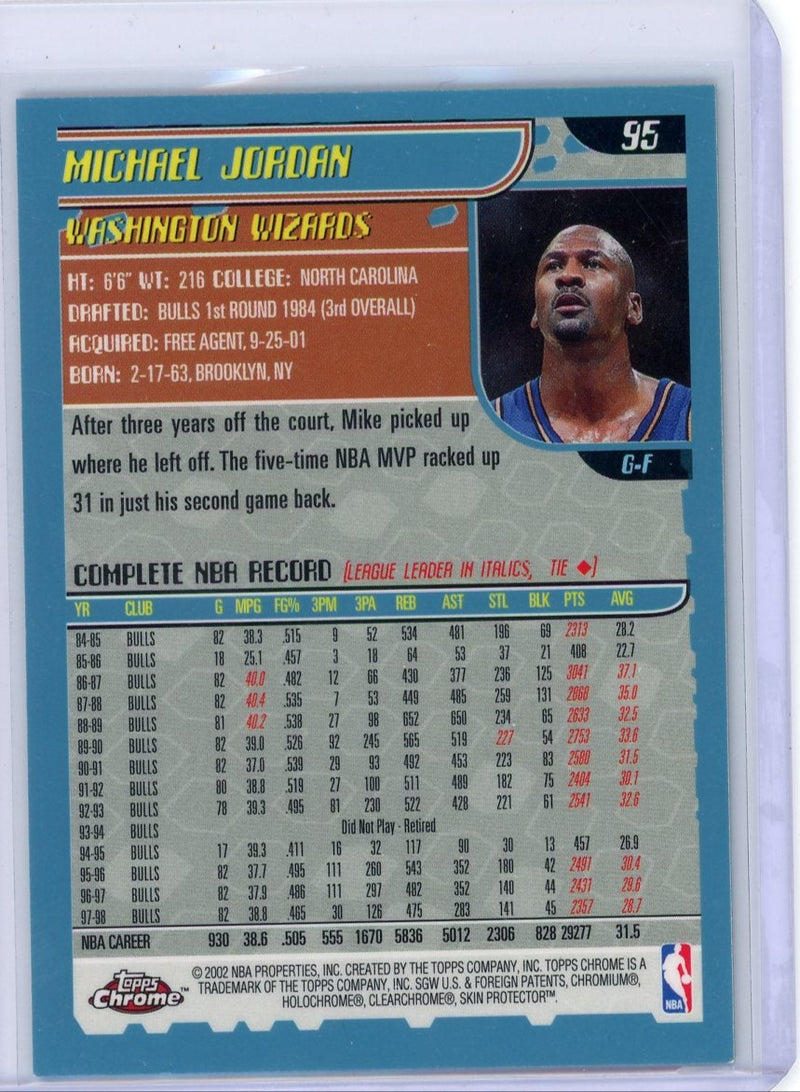 Michael Jordan 2002 Topps Chrome 