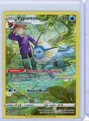Vaporeon Pokémon Brilliant Stars Trainer Gallery Full-Art #TG02/TG30