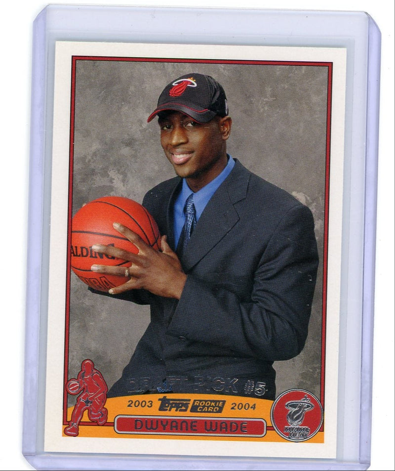 Dwyane Wade 2003 Topps Draft Pick rookie card