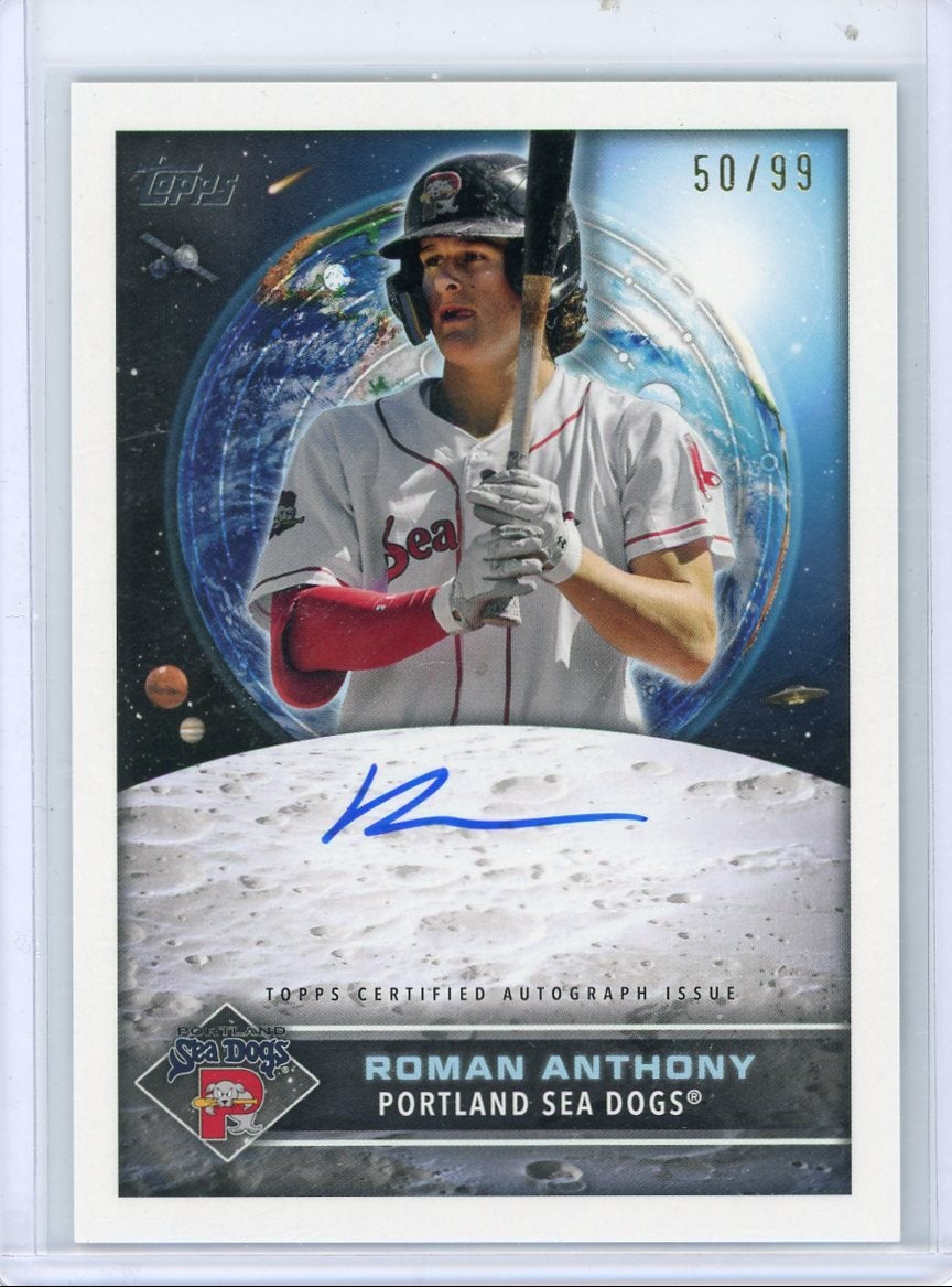 Roman Anthony 2024 Topps Pro Debut Future Cornerstones Auto #'d 50/99
