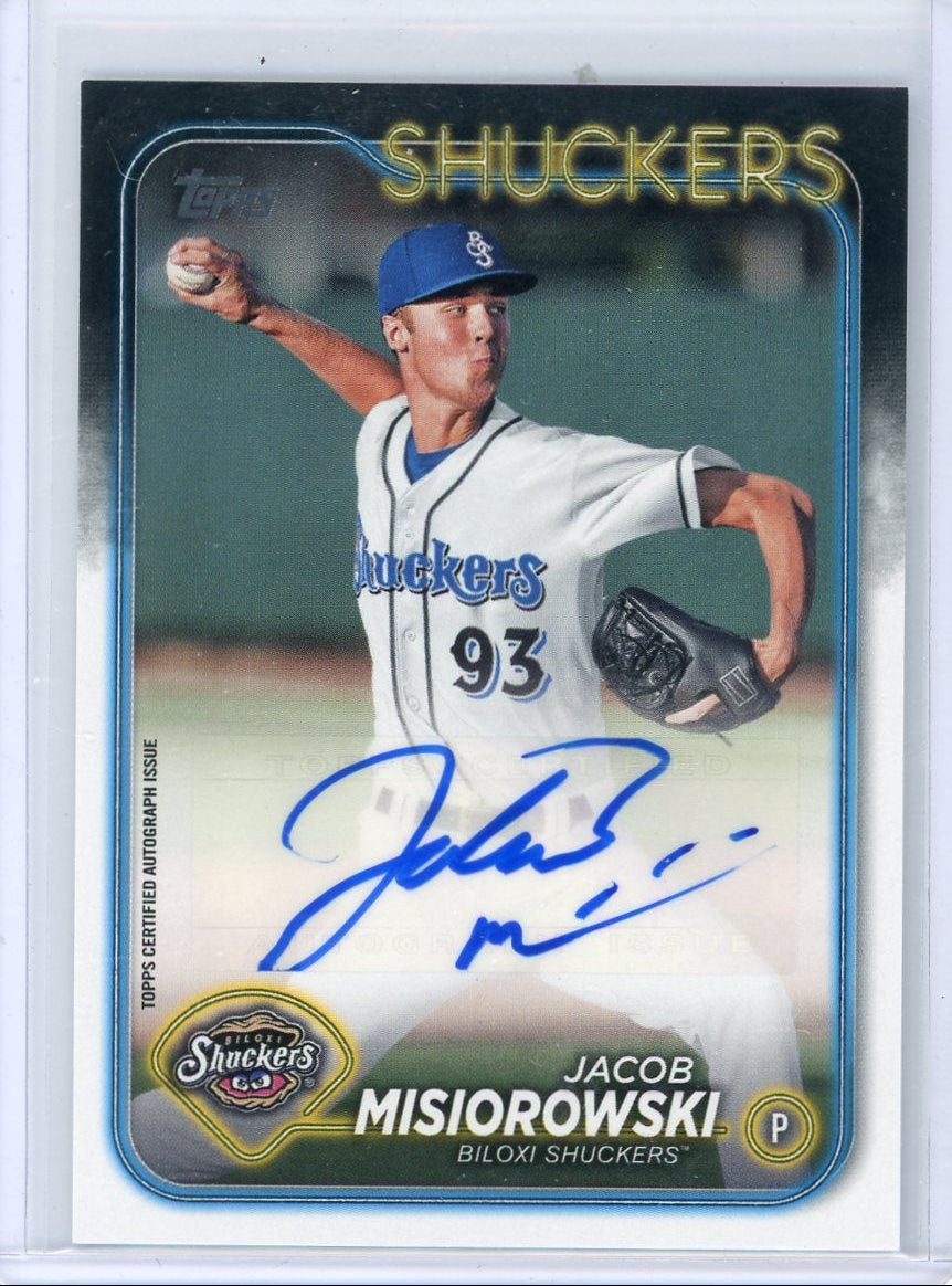 Jacob Misiorowski 2024 Topps Pro Debut Auto