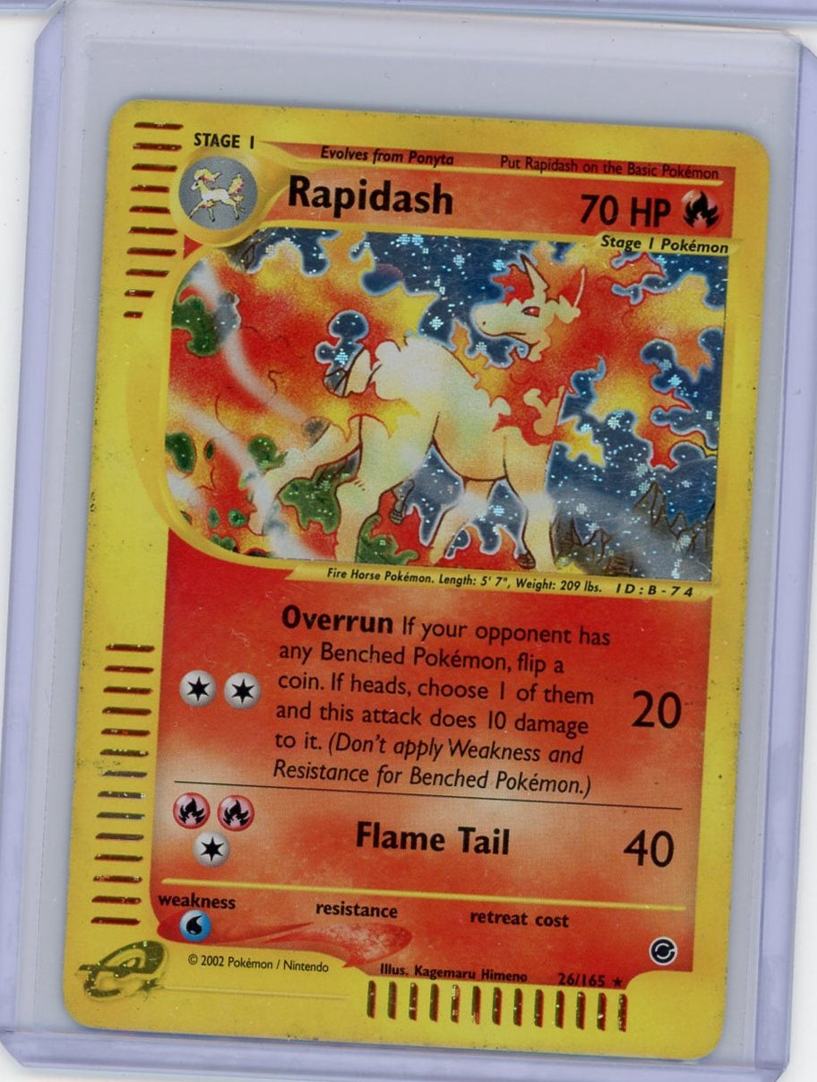 Rapidash Pokemon Expedition Holofoil #26/165