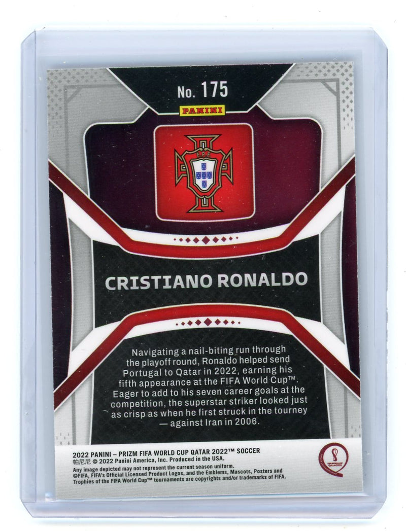 Cristiano Ronaldo 2022 Panini Prizm FIFA World Cup