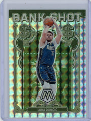 Luka Doncic 2023-24 Panini Mosaic Bank Shot Silver