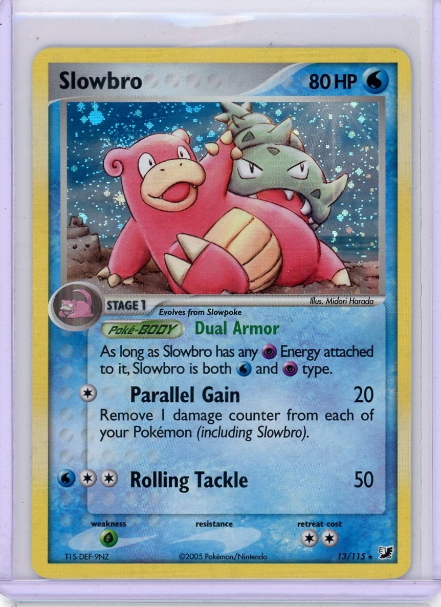 Slowbro Pokemon EX Unseen Forces holo #13/115