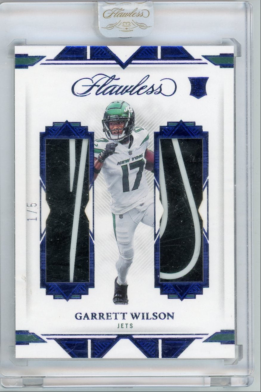 Garrett Wilson 2022 Rookie Flawless Patch #'d 1/5