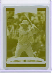 Adrian Gonzalez 2006 Topps Update 1/1 Yellow Printing Plate #UH58