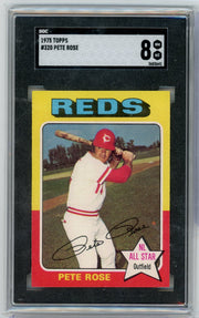Pete Rose 1975 Topps #320 SGC 8