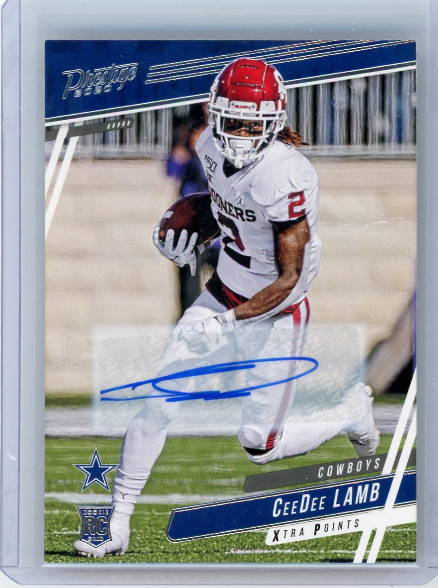 CeeDee Lamb 2020 Panini Prestige RC Auto