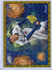 Roki Sasaki 2025 Topps Cosmic Chrome Stars in the Night Gold Interstellar #'d 23/50