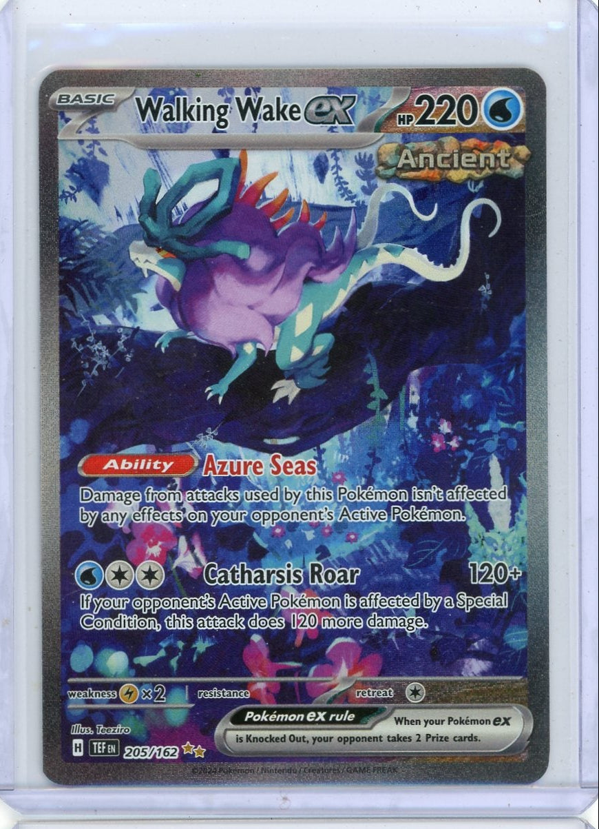 Walking Wake ex 2024 Pokemon Temporal Forces Special Illustration rare holo #205/162