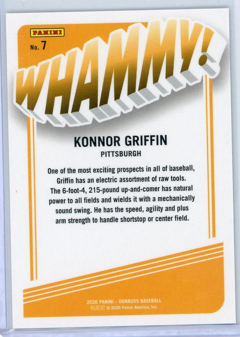 Konnor Griffin 2026 Panini Donruss Optic Whammy!