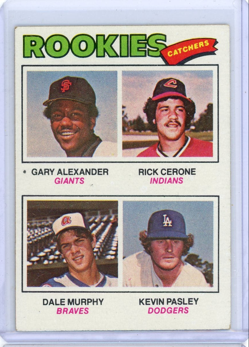 Dale Murphy 1977 Topps Rookie Catchers 