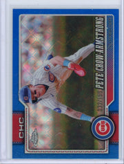 Pete Crow-Armstrong 2026 Topps Chrome Logofractor blue ref. #'d 032/150