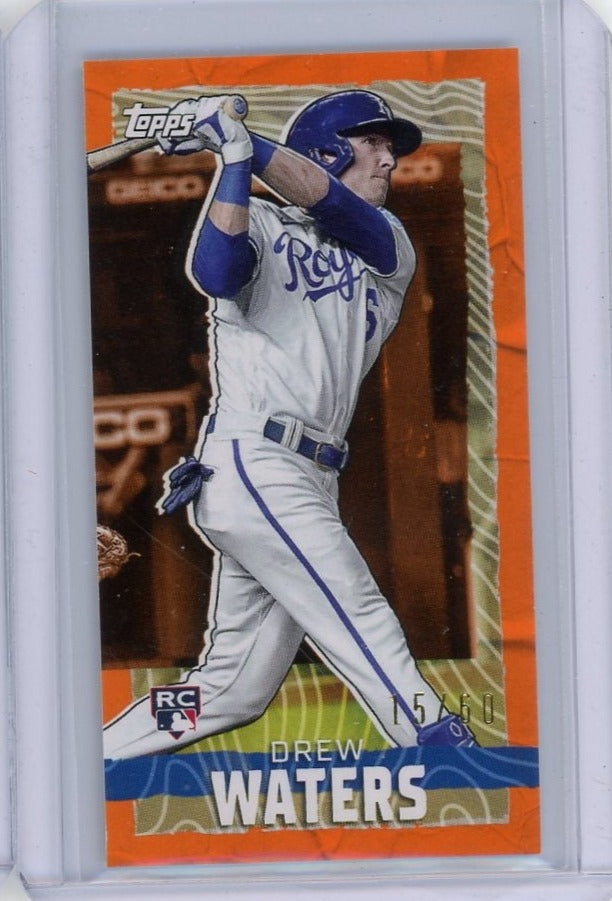 Drew Waters 2023 Topps Rip mini orange rookie card #'d 15/60