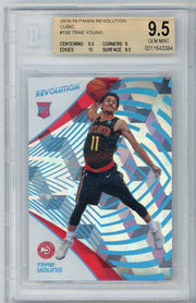 Trae Young 2018-19 Panini Revolution Cubic RC #'d 48/50 BGS 9.5