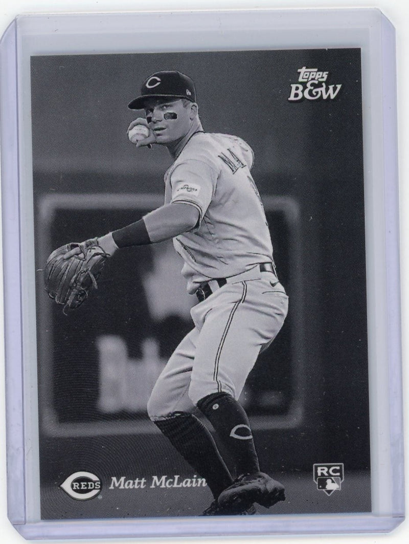 Matt McLain 2023 Topps Black & White rookie card 