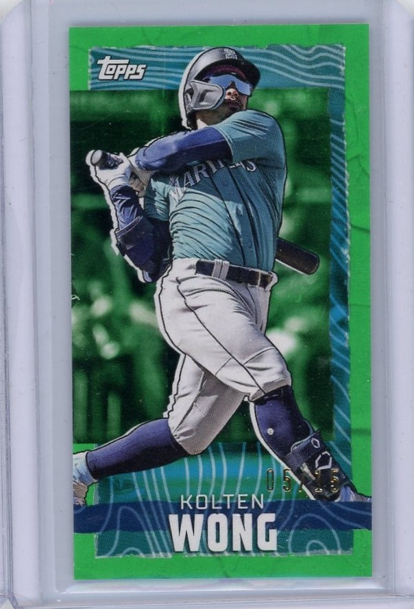 Kolten Wong 2023 Topps Rip mini green 