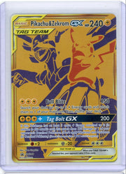 Pikachu & Zekrom Pokémon Black Star Promo Gold #SM248