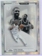 Kyrie Irving 2025 Topps Chrome Basketball Glass Canvas SSP