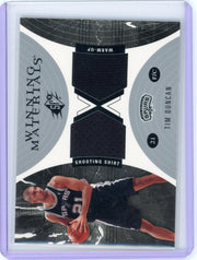 Tim Duncan 2003 Upper Deck SPx Winning Materials shooting shirt & warm-up dual relic