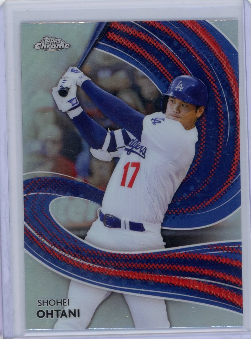 Shohei Ohtani 2024 Topps Chrome Strokes Refractor #S-2