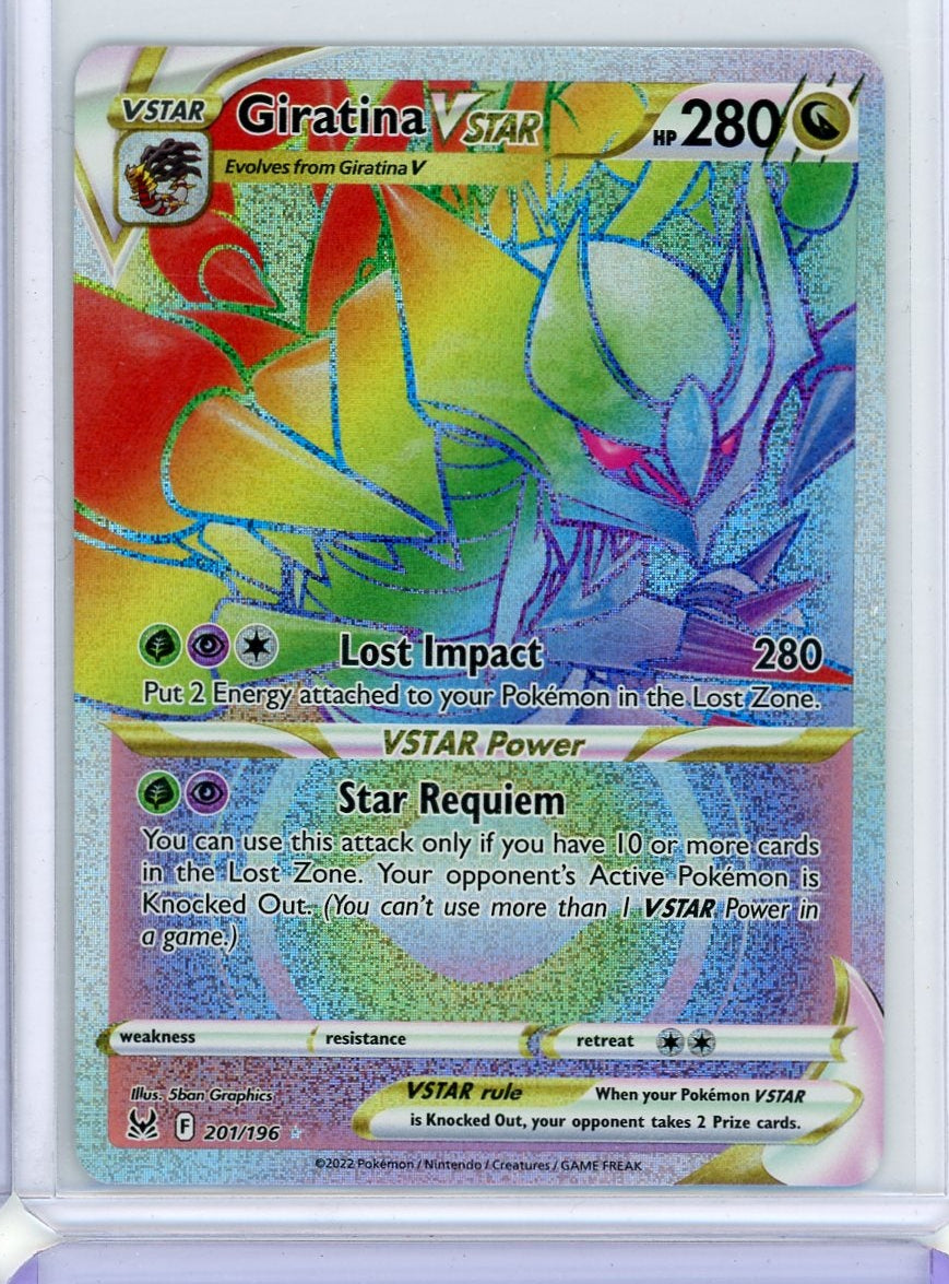 Giratina Vstar Pokémon Lost Origin Secret Rare #201/196