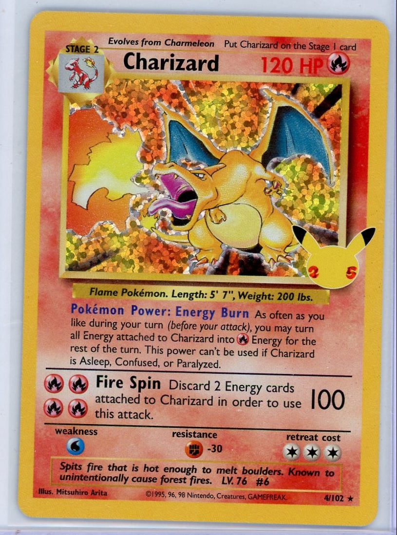 Charizard Pokémon Celebrations Classic Collection Holo #4/102
