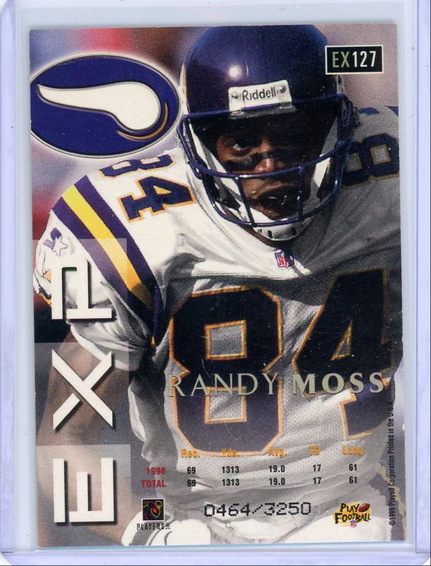 Randy Moss 1999 Playoff Prestige EXP #'d 0464/3250