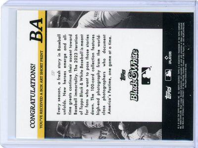 Box Art Short Print 2023 Topps Black & White #BA