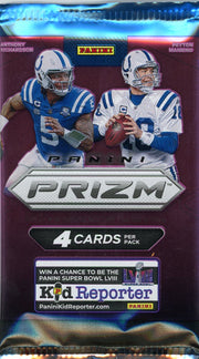 2023 Panini Prizm Football Hobby Blaster Pack (Orange Ice Prizms)