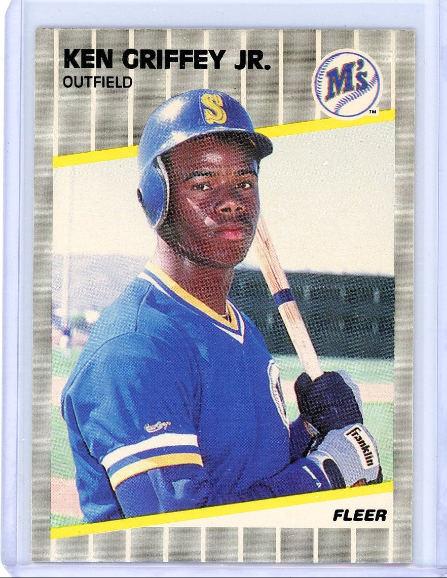 Ken Griffey Jr. 1989 Fleer rookie card #548
