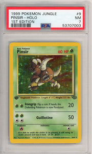 Pinsir 1999 Pokemon Jungle 1st Edition holo #9/64 PSA 7