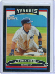 Derek Jeter 2006 Topps Chrome Black Refractor #'d 208/549