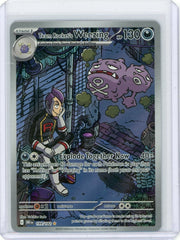 Team Rocket's Weezing Pokémon Destined Rivals Illustration Rare #199/182