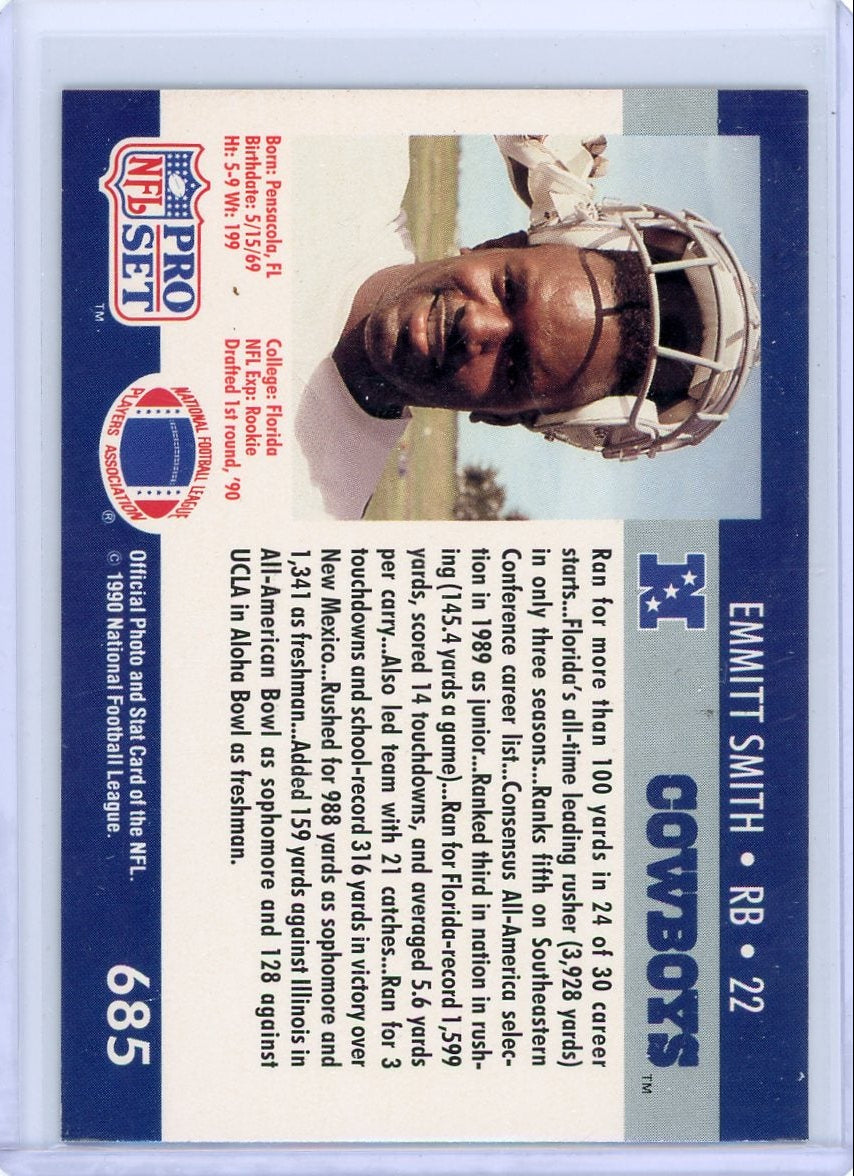 Emmitt Smith 1990 Pro Set #685