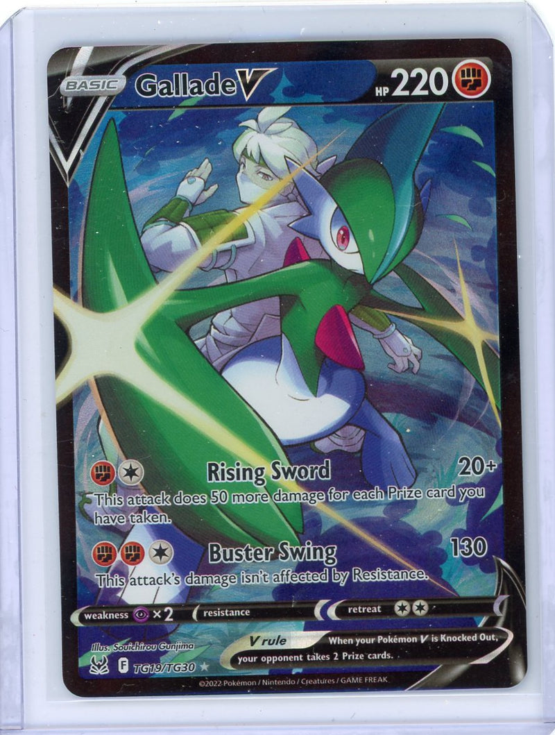 Gallade V 2022 Pokemon rare holo TG19/TG30