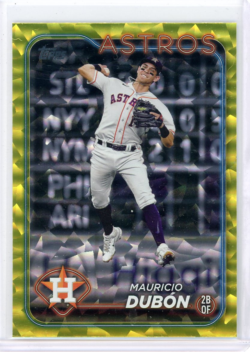 Mauricio Dubon 2024 Topps gold foil #'d 25/50