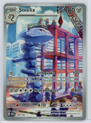 Steelix Pokémon Paradox Rift Illustration Rare #208/182