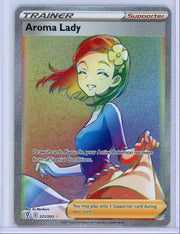 Aroma Lady Pokémon Evolving Skies Rainbow Secret Rare #221/203