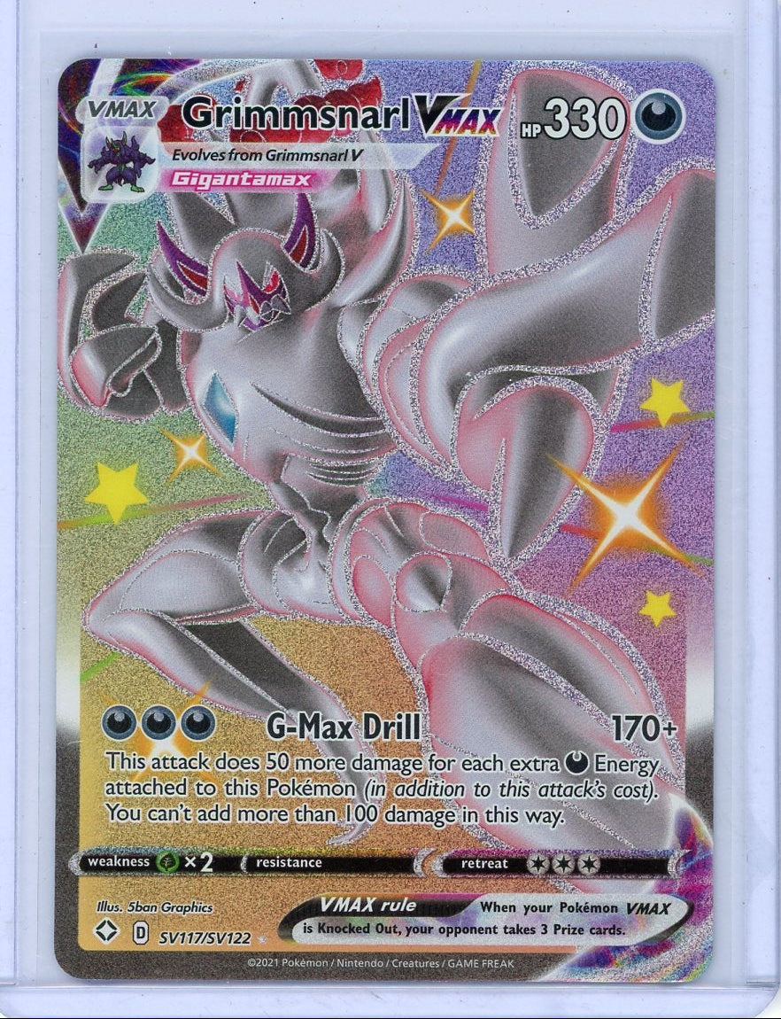 Grimmsnarl VMAX 2021 Pokemon Shiny Fates #SV117/SV122