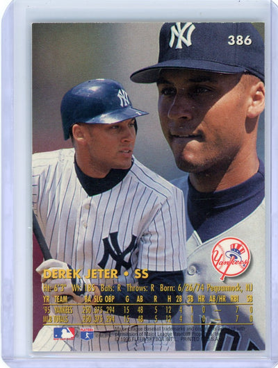 Derek Jeter 1996 Fleer Ultra rookie card