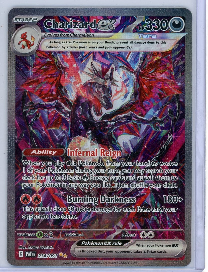 Charizard ex Pokémon Paldean Fates Special Illustration Rare #234/091