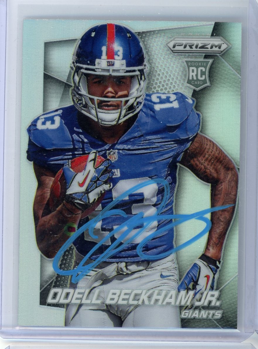 Odell Beckham Jr. 2014 Panini Prizm Prizms RC IP Autograph BGS COA